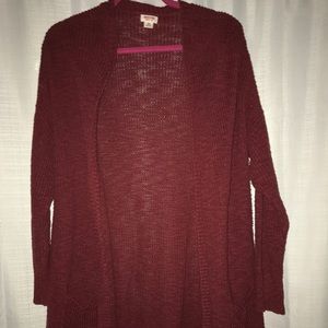 Maroon Cardigan